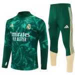 Conjunto de Moletom de Treino Real Madrid Homem Quarto-Zíper 2026-27 Verde