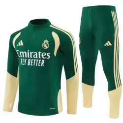 Conjunto de Moletom de Treino Real Madrid Homem Quarto-Zíper 2026-27 Verde