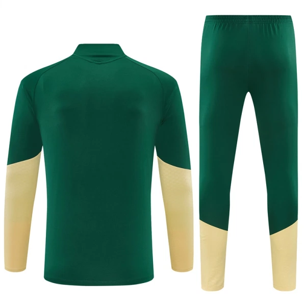 Conjunto de Moletom de Treino Real Madrid Homem Quarto-Zíper 2026-27 Verde