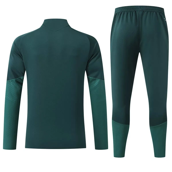 Conjunto de Moletom de Treino Real Madrid Homem Quarto-Zíper 2026-27 Verde