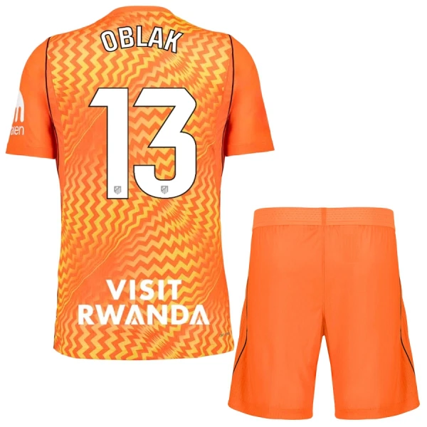 Camisola Guarda-Redes Atlético Madrid Oblak 13 Criança 2026-27 Laranja Camisola Guarda-Redes Atlético Madrid Oblak 13 Criança 2026-27 Laranja