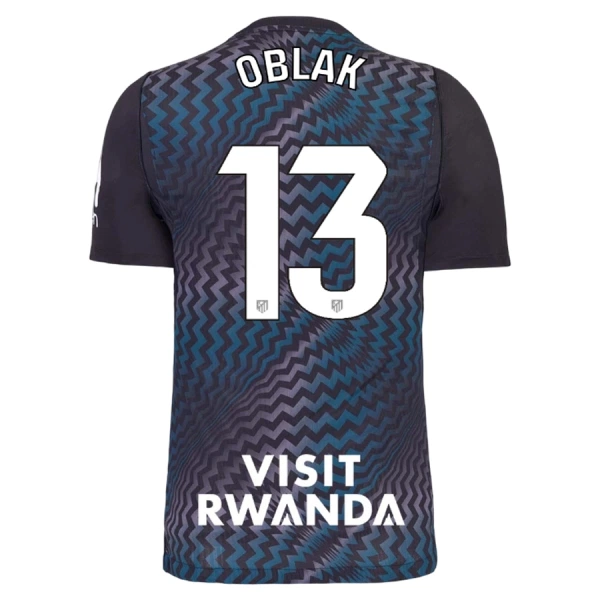 Camisola Guarda-Redes Atlético Madrid Oblak 13 Homem 2026-27 Preta Camisola Guarda-Redes Atlético Madrid Oblak 13 Homem 2026-27 Preta