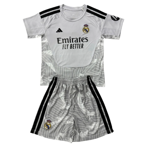 Camisola Guarda-Redes Real Madrid Criança 2026-27 Cinza Camisola Guarda-Redes Real Madrid Criança 2026-27 Cinza