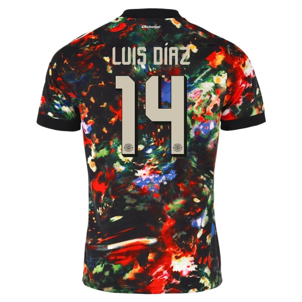 Camisola FC Bayern de Munique Luis Díaz 14 Oktoberfest Criança 2026-27