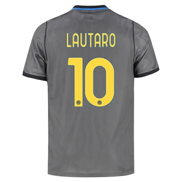 Camisola Inter Milan Lautaro 10 Criança Equipamento 3ª 2026-27