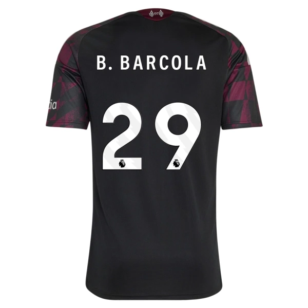 Camisola Liverpool B. Barcola 29 Criança Equipamento 3ª 2026-27