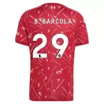 Camisola Liverpool B. Barcola 29 Homem Equipamento 1ª 2026-27