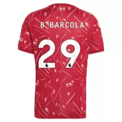 Camisola Liverpool B. Barcola 29 Homem Equipamento 1ª 2026-27