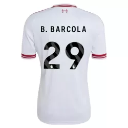 Camisola Liverpool B. Barcola 29 Homem Equipamento 2ª 2026-27