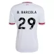 Camisola Liverpool B. Barcola 29 Homem Equipamento 2ª 2026-27 Camisola Liverpool B. Barcola 29 Homem Equipamento 2ª 2026-27