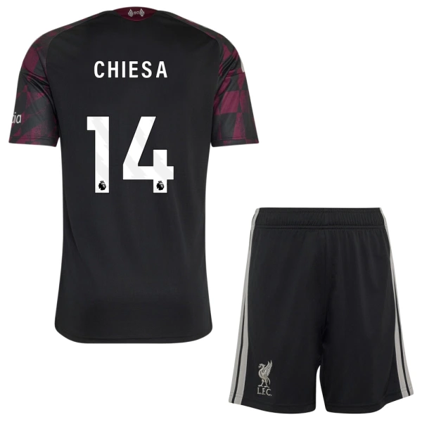 Camisola Liverpool Chiesa 14 Criança Equipamento 3ª 2026-27 Camisola Liverpool Chiesa 14 Criança Equipamento 3ª 2026-27