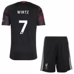 Camisola Liverpool Wirtz 7 Criança Equipamento 3ª 2026-27