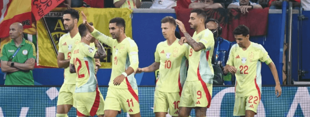 A força e determinação demonstradas pela seleção espanhola A força e determinação demonstradas pela seleção espanhola