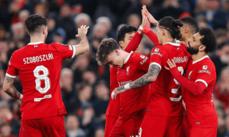 Liverpool avança para as quartas de final da Liga Europa 11-2 Sparta Praga Liverpool avança para as quartas de final da Liga Europa 11-2 Sparta Praga