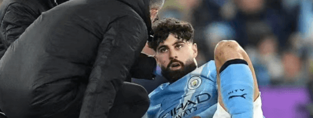 A grave lesão de Gevadiol agrava a crise defensiva do Manchester City! A grave lesão de Gevadiol agrava a crise defensiva do Manchester City!