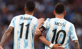 Livre de Di María recria um momento clássico de Messi
